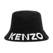 Omkeerbare emmerhoed met logo Kenzo , Black , Heren