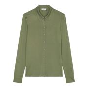 Jersey blouse regulier Marc O'Polo , Green , Dames