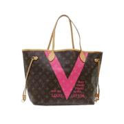 Pre-owned Canvas louis-vuitton-bags Louis Vuitton Vintage , Brown , Da...