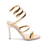 High Heel Sandals René Caovilla , Yellow , Dames