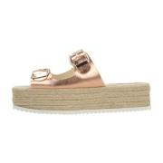 Sliders Jeffrey Campbell , Pink , Dames