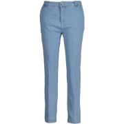 Lichtblauwe Cropped Jeans - Dames Rinascimento , Blue , Dames