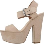 High Heel Sandals La Strada , Brown , Dames