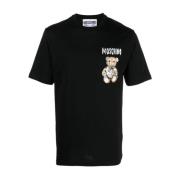Zwarte Teddy Bear T-shirts en Polos Moschino , Black , Heren