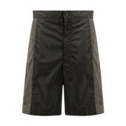 Lange Shorts voor Heren met Geperforeerd Detail Moncler , Green , Here...