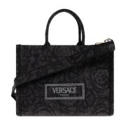 Athena shopper tas Versace , Black , Unisex