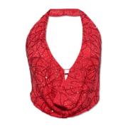 ‘Ballina’ top met open rug Cult Gaia , Red , Dames