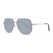 Gunmetal Aviator Zonnebril Bally , Gray , Heren