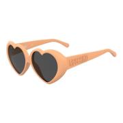 Zonnebril Mos128/S Oranje/Grijs Moschino , Orange , Dames