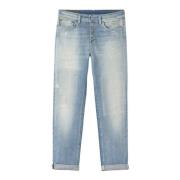 Stijlvolle Cropped Jeans Dondup , Blue , Dames