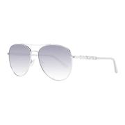 Grijze Gradient Aviator Zonnebril Guess , Gray , Dames