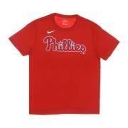 MLB Wordmark Tee Phiphi - Sport Red Nike , Red , Heren