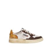 Lage sneakers in vintage stijl Autry , White , Heren