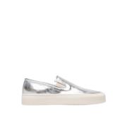 Italiaanse Slip-On Sneakers Common Projects , Gray , Dames