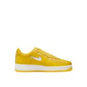 Retro Leren Sneakers Nike , Yellow , Heren
