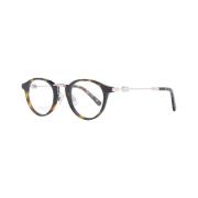 Bruine Ovale Plastic Optische Monturen Swarovski , Brown , Dames