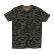 Tactisch Camo T-shirt - Kwaststreek Groen Alpha Industries , Green , H...