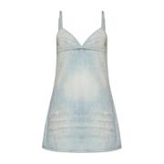 De-Ver-S slipjurk Diesel , Blue , Dames