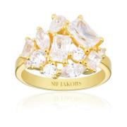 Ivrea Gouden Ring Sif Jakobs Jewellery , Yellow , Dames