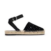 Enkelband Sandalen met Ronde Neus Liu Jo , Black , Dames