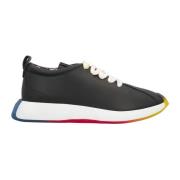 Zwarte Leren Sneakers voor Heren Giuseppe Zanotti , Black , Heren