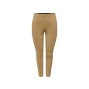 Stijlvolle Broek Only , Beige , Dames