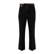 Zwarte Broek Elisabetta Franchi , Black , Dames