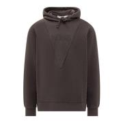 Logo Reverse Hoodie JW Anderson , Black , Heren