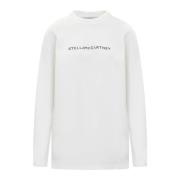 Logo Print Longsleeve T-shirt Stella McCartney , White , Dames