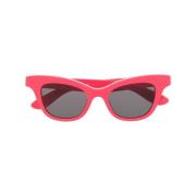 Roze Cat-Eye Zonnebril Alexander McQueen , Pink , Dames