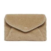 Teddy Clutch in Beige Max Mara , Beige , Dames