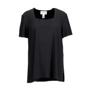 Zwart T-shirt met stijlvolle halslijn Joseph Ribkoff , Black , Dames