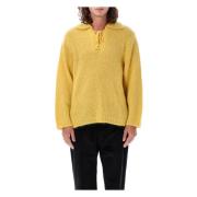 Gele Gebreide Trui Alpine Pullover Bode , Yellow , Heren