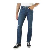 Slim Fit Jeans met ritssluiting Levi's , Blue , Heren