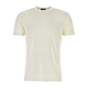 Sand Lyocell Blend T-Shirt, Modern Comfort Tom Ford , Beige , Heren