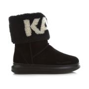 Multicolor Logo Enkellaars Karl Lagerfeld , Black , Dames