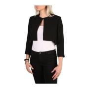 Blazer met voorsluiting in effen kleur Guess , Black , Dames