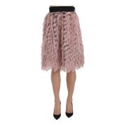 Roze Hoge Taille Rok Dolce & Gabbana , Pink , Dames