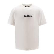 Katoenen T-Shirt met Logo Barrow , White , Heren