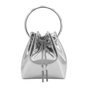 Spiegelende Bucket Tas Jimmy Choo , Gray , Dames