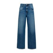 Wide Leg Jeans Icon Denim , Blue , Dames