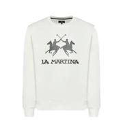 Sweatshirt Hoodies La Martina , White , Heren
