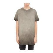 Katoenen T-Shirt Boris Bidjan Saberi , Gray , Heren