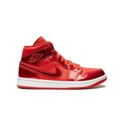 Mid SE Leren Sneakers Nike , Red , Heren