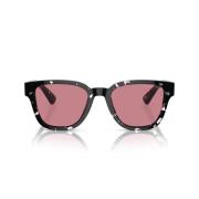 Gepolariseerde Prada Zonnebril Pra04S 15O70C Prada , Black , Unisex