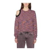 Sweater Aries , Purple , Heren