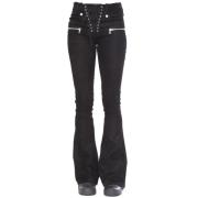 Uitlopende broek Unravel Project , Black , Dames