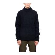 Crew Neck Coltrui Thom Krom , Black , Heren