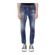 Slim-Fit Skater Jeans Dsquared2 , Blue , Heren