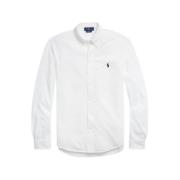 Witte Geknoopte Katoenen Overhemd Ralph Lauren , White , Heren